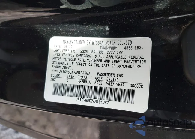 JN1CV6EK7AM104087: 43935384