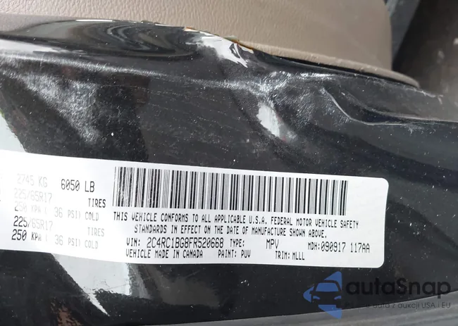 2C4RC1BG8FR520668: 43935502