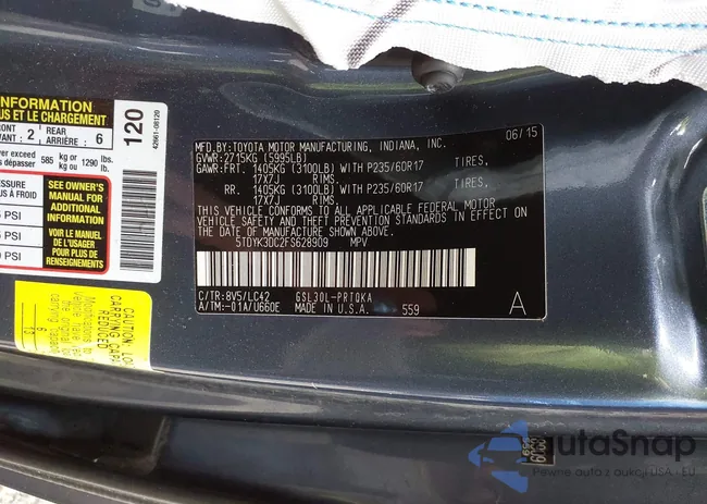 5TDYK3DC2FS628909: 43935537