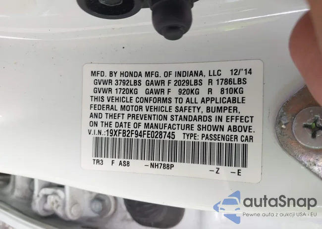 19XFB2F94FE028745: 43937058