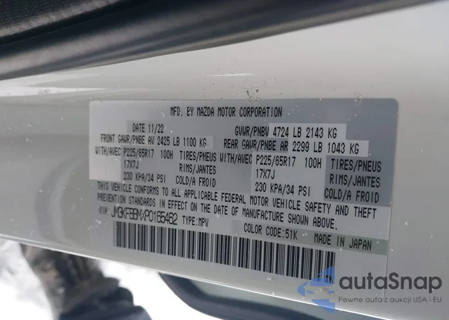 JM3KFBBMXP0165462: 43937132