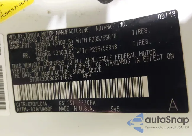 5TDDZ3DC9KS214675: 43937165