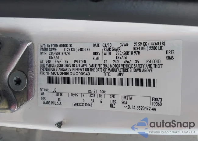 1FMCU0H96DUC90940: 43937205