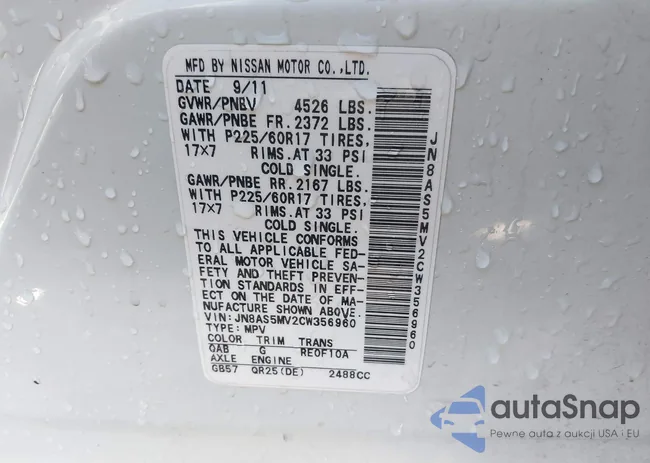 JN8AS5MV2CW356960: 43937227