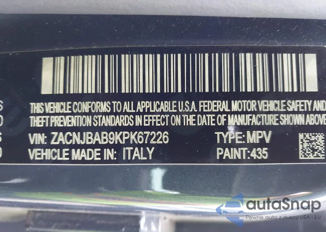 ZACNJBAB9KPK67226: 43937246