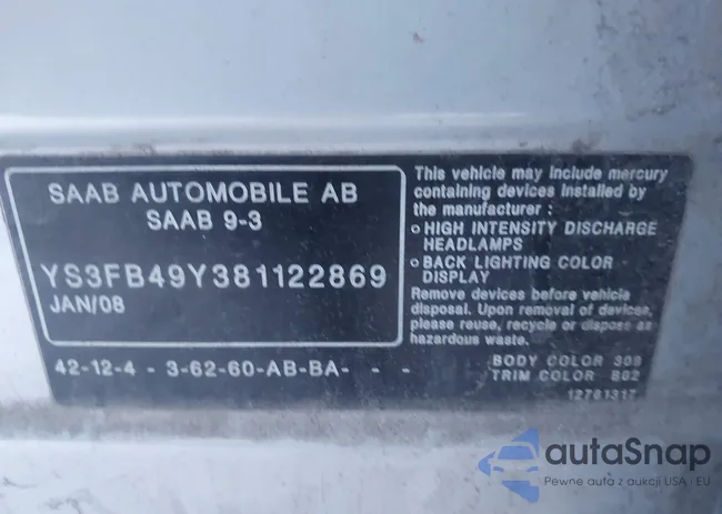 YS3FB49Y381122869: 43937250