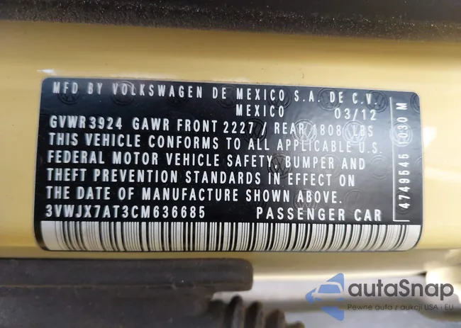 3VWJX7AT3CM636685: 43937290