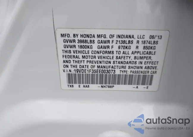 19VDE1F35EE003073: 43936510