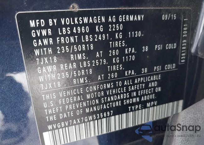 WVGBV7AX7GW535697: 43936607