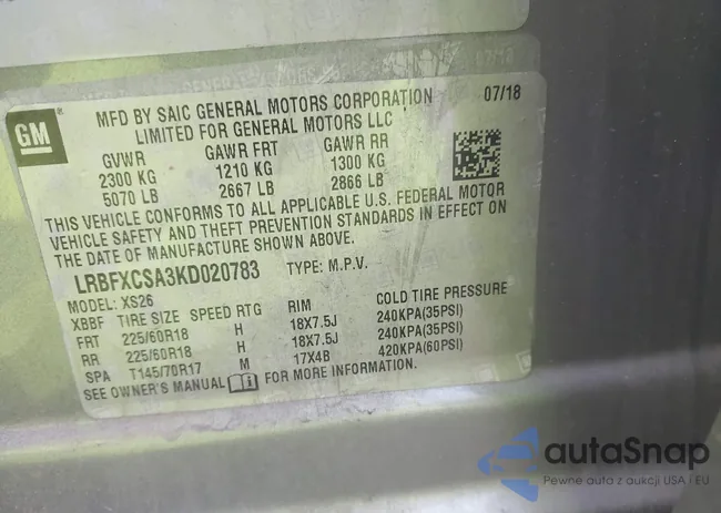 LRBFXCSA3KD020783: 43937965