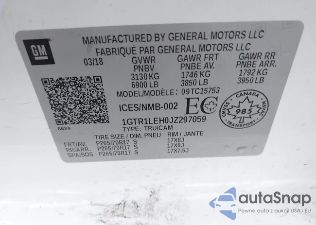 1GTR1LEH0JZ297059: 43938290