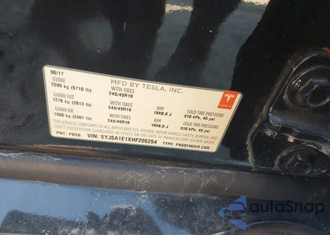 5YJSA1E1XHF205254: 43937652