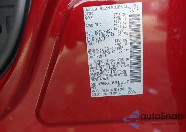 5N1DR2MNXKC636110: 43938890