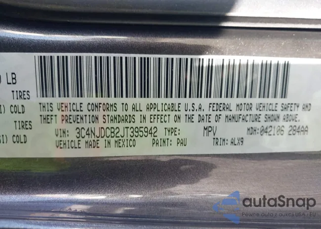 3C4NJDCB2JT395942: 43939047