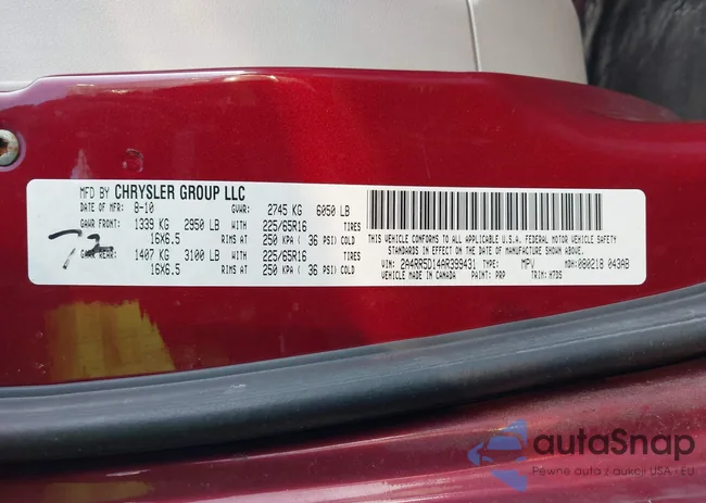 2A4RR5D14AR399431: 43939368