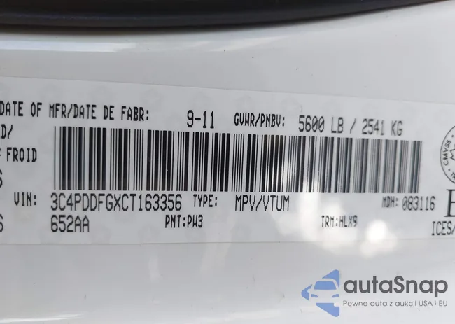 3C4PDDFGXCT163356: 43938418