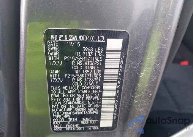 JN8AF5MR6GT605498: 43938437