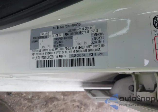 JM1GL1VM8M1614009: 43938497