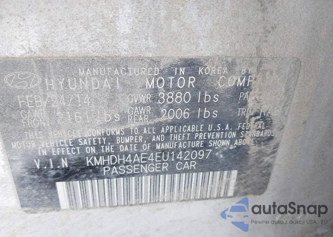 KMHDH4AE4EU142097: 43938506