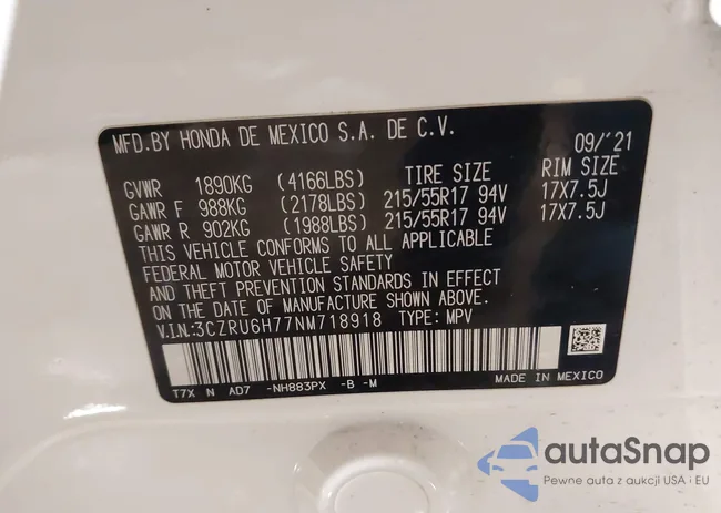 3CZRU6H77NM718918: 43938559