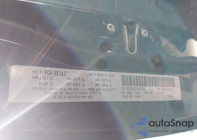 2C3CCAEG7GH342264: 43938679