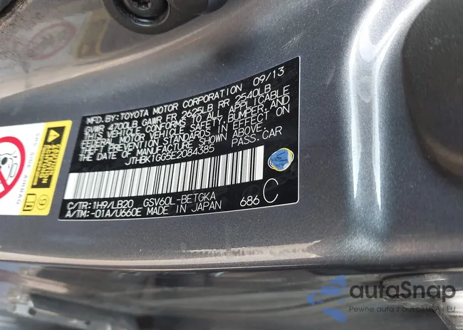 JTHBK1GG5E2084385: 43939787