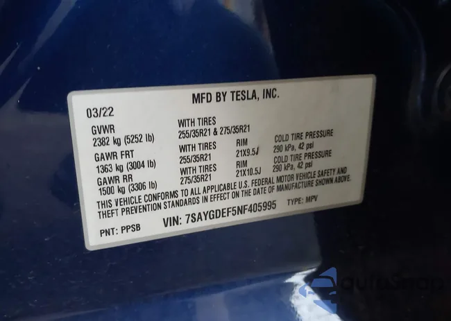 7SAYGDEF5NF405995: 43939796