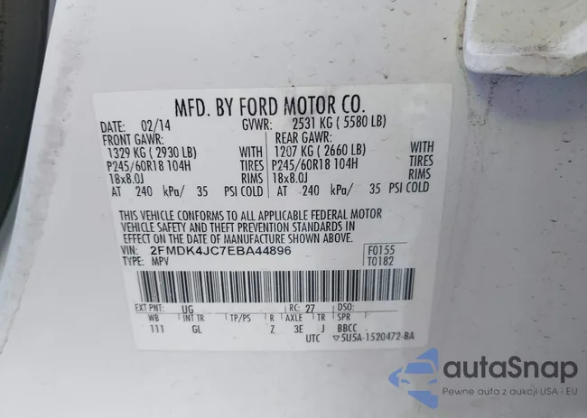 2FMDK4JC7EBA44896: 43939933