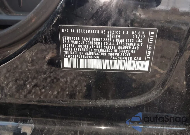 3VWD17AJ8JM205740: 43939998