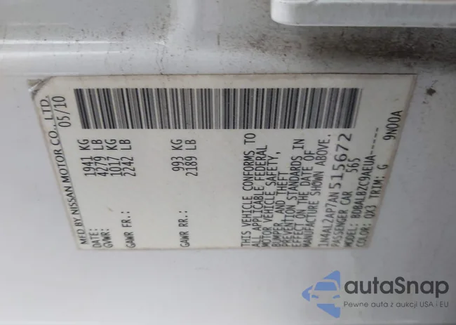 1N4AL2AP7AN515672: 43940312