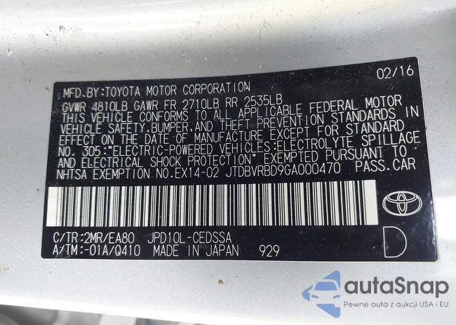 JTDBVRBD9GA000470: 43939453