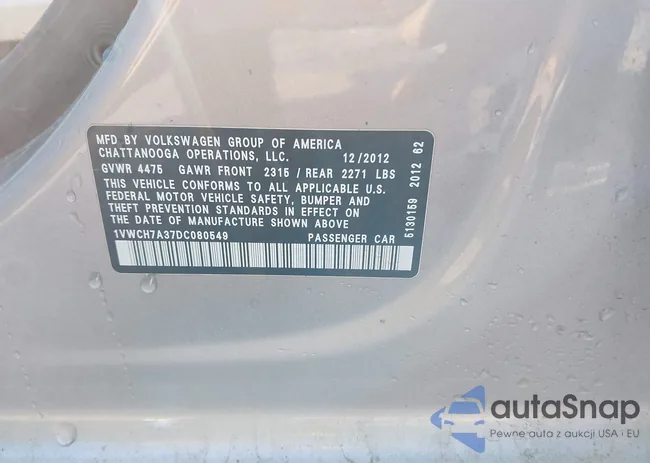 1VWCH7A37DC080549: 43939730