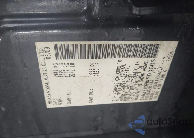 1N4AL21E69N503605: 43940895