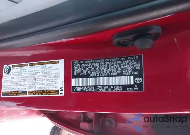 JTDBU4EE4A9111981: 43941140