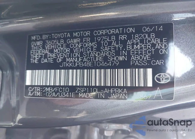 JTKKUPB48E1046479: 43941142