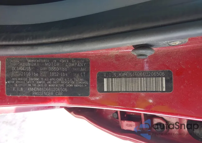 KMHDN46D66U206506: 43941265