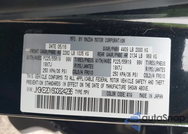 JM3KE2DY6G0824236: 43941353