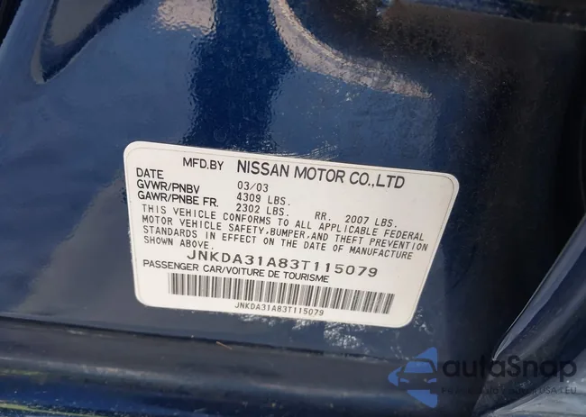 JNKDA31A83T115079: 43941368