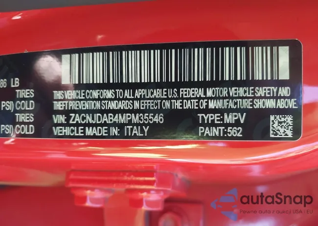 ZACNJDAB4MPM35546: 43940530