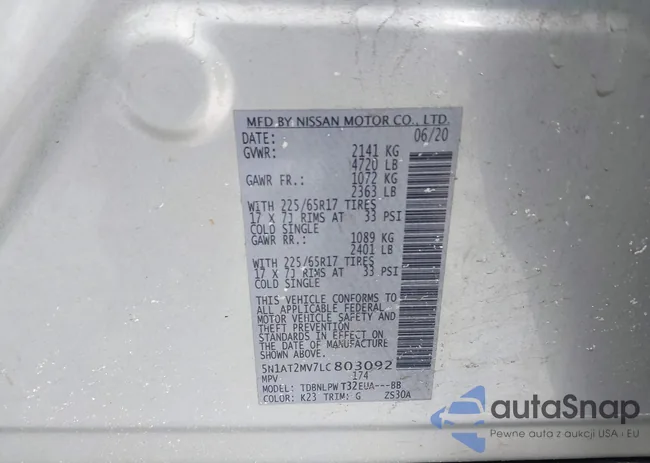 5N1AT2MV7LC803092: 43941947