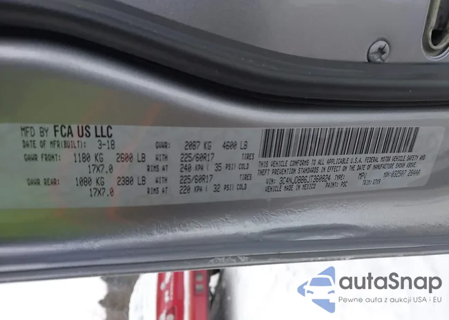 3C4NJDBB6JT360824: 43941953