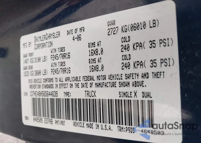 1D7HE48N56S644639: 43941994