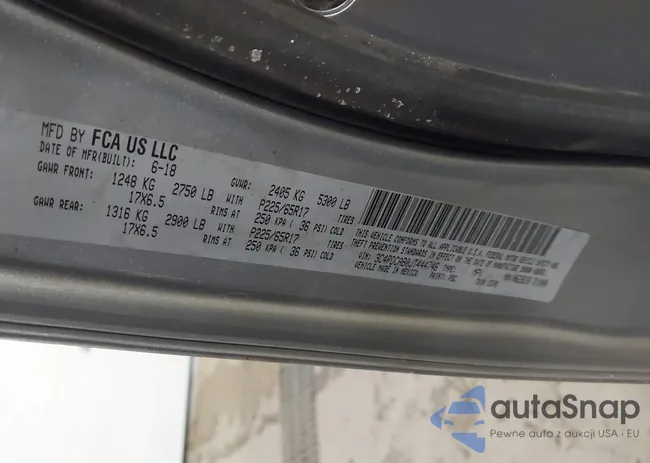 3C4PDCAB0JT444746: 43942324