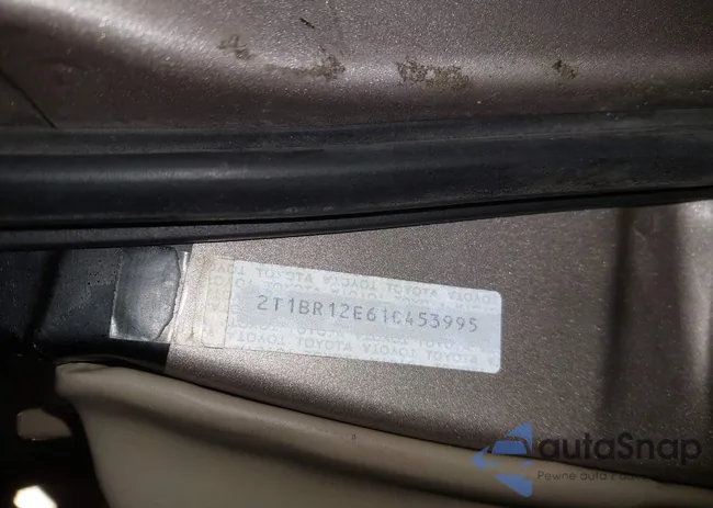 2T1BR12E61C453995: 43941465