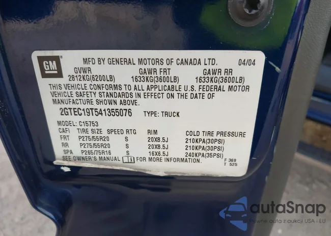 2GTEC19T541355076: 43941531