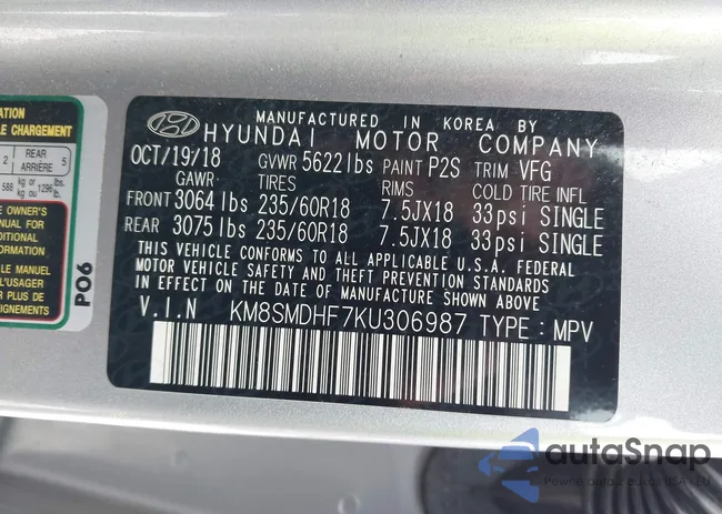 KM8SMDHF7KU306987: 43941674