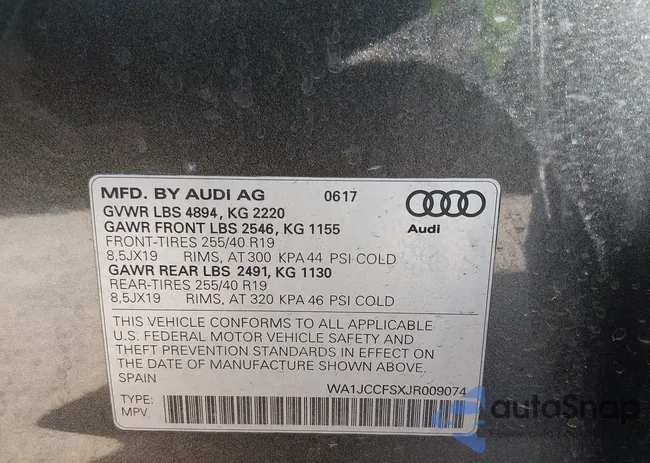 WA1JCCFSXJR009074: 43942928