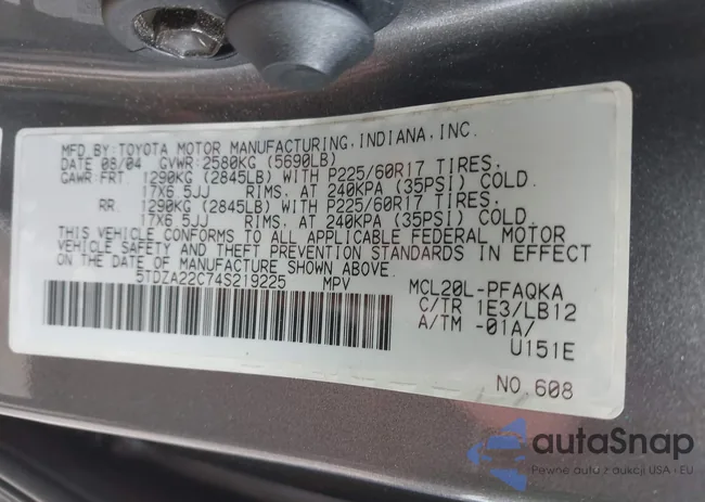 5TDZA22C74S219225: 43943037