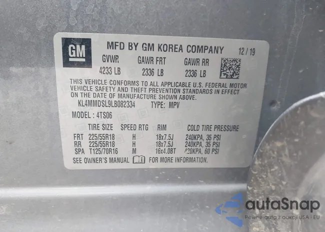 KL4MMDSL9LB082334: 43942391