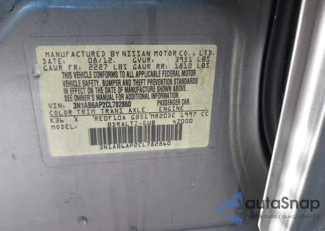 3N1AB6AP2CL782860: 43942565